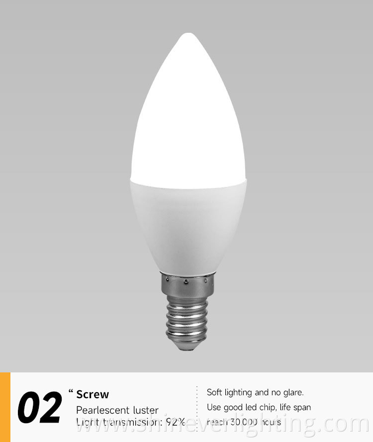 Cozy Flame Bulb E12